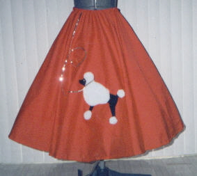 Red Poodle Skirt